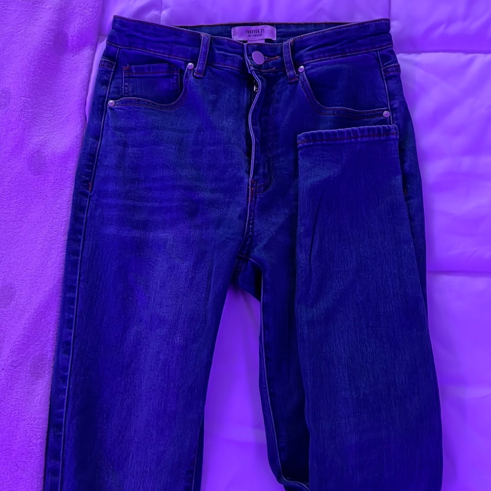 comfy blue jeans